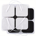 TENS Unit Electrode Pads, 40PCS 2"x2" TENS Unit Pads for EMS Muscle Stimulator Electrotherapy, Self-Adhesive TENS Pads Replacement, Reusable and Latex-Free