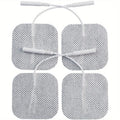 Premium TENS/EMS Unit 40 Electrode Pads 2"x2" in. Reusable Self Stick Gel Carbon Electrodes