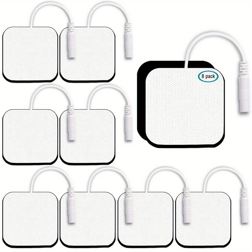 26 PCS/ 20 PCS/ 8 PCS TENS Unit Replacement Pads TENS Unit Pads TENS Pads 2x2”26 PCS Electrodes Pad Reuse More Than 35-50Time, Self Stick Tens Electrode Pads for TENS/EMS Muscle Stimulation Machine
