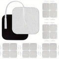 TENS Unit Electrode Pads 2”x2”, 38 Pcs TENS Replacement Pads for Electrotherapy, Self-Adhesive TENS Pads for EMS Muscle Stimulation Machine, Reusable, Latex-Free