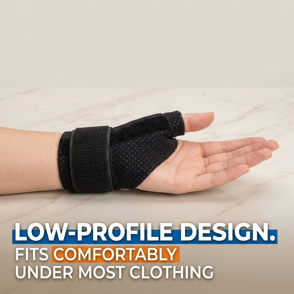 Reversible Thumb & Wrist Stabilizer Splint, Adjustable Hand Support Brace, Lightweight Breathable Wrist Guard for Daily Use, Sports, Hand Protection for Men Women