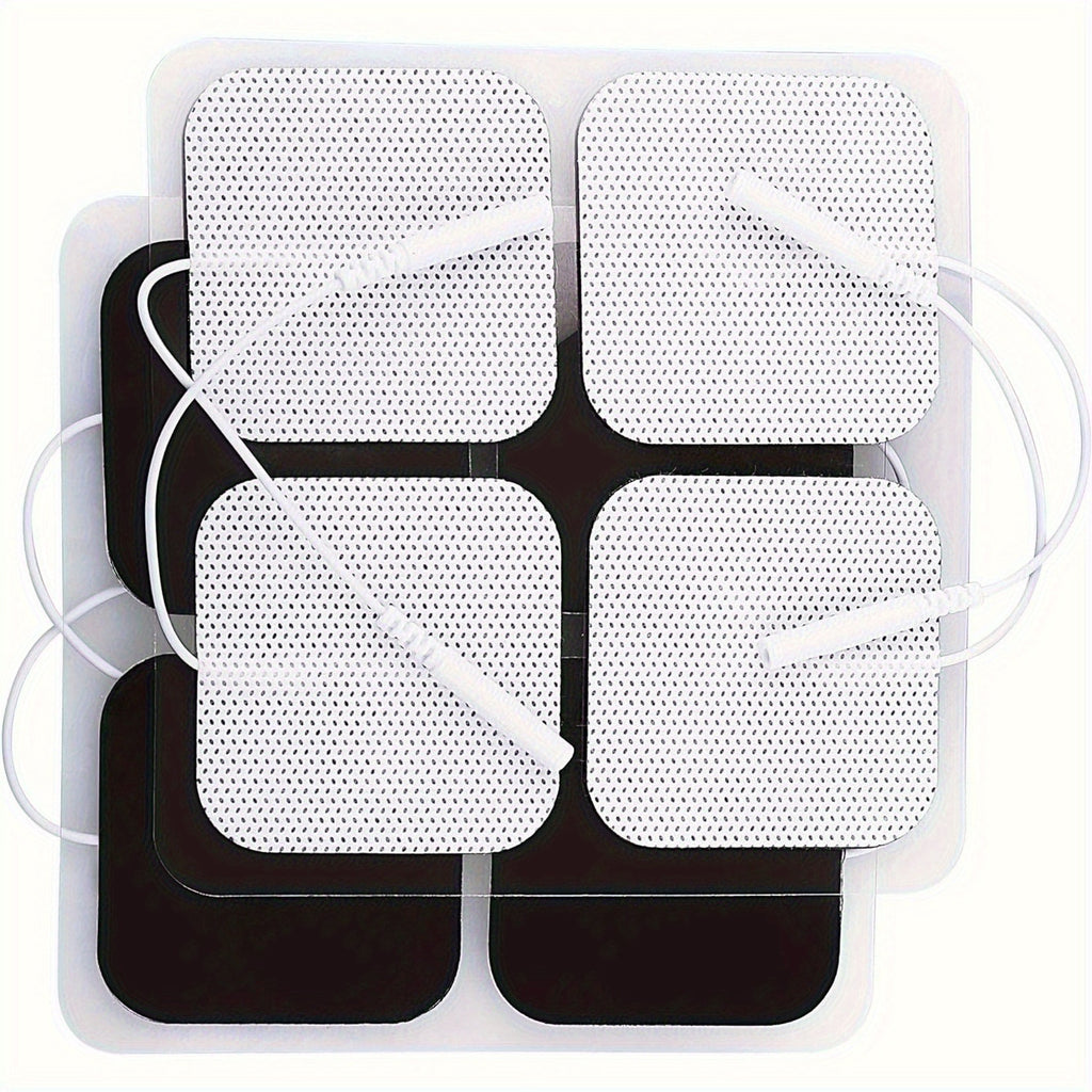 40PCS 2x2 Inch Conductive Therapy Pads - Premium Reusable Pads for Back/Neck Comfort, Compatible with Pulse Massagers (Fits AUVON/Nicwell Devices)