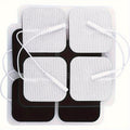 40PCS 2x2 Inch Conductive Therapy Pads - Premium Reusable Pads for Back/Neck Comfort, Compatible with Pulse Massagers (Fits AUVON/Nicwell Devices)