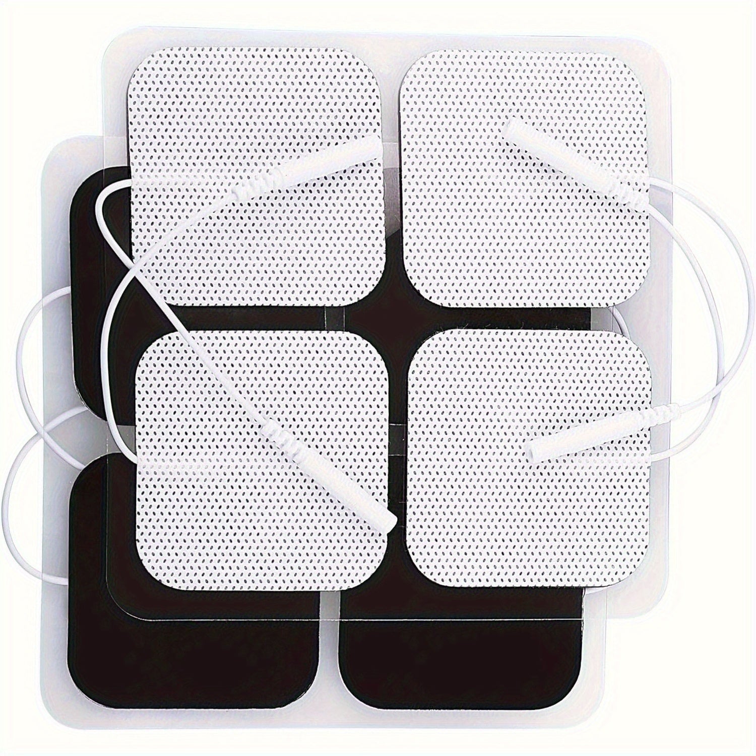 40PCS 2x2 Inch Conductive Therapy Pads - Premium Reusable Pads for Back/Neck Comfort, Compatible with Pulse Massagers (Fits AUVON/Nicwell Devices)