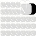 24Pcs/32Pcs Tens Unit Electrode Pads 2x2" Upgraded Reusable Tens Unit Pads Replacement Compatible with TENS 7000, AUVON, NURSAL, Etekcity, Nicwell Care, TENKER, HealthmateForever TENS
